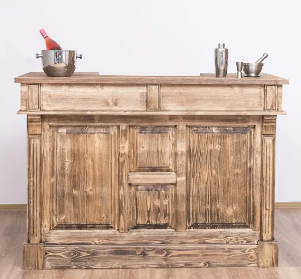 Bar 180cm cu finisaj Chestnut Brown