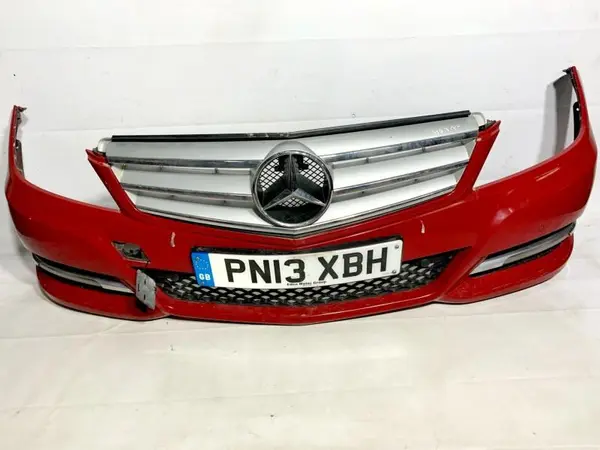 Bara fata completa culoare rosie - 590 Mercedes C-class facelift (2011-2015) [w204]