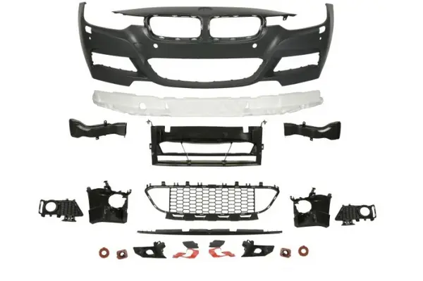 Bara (Fata, M-PAKIET, complet, cu orificii lampa ceata, spalator faruri, senzori parcare, grunduit) potrivit BMW 3 (F30 10.11-05.15