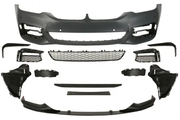 Bara (Fata, M PERFORMANCE, cu orificii lampa ceata, numar orificii senzori parcare: 6, grunduit) potrivit BMW 5 (G30, F90), 5 (G31) 02.17-