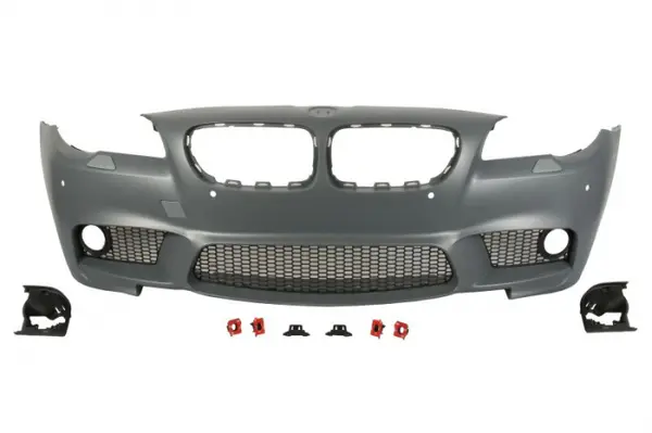 Bara fata model pachet M, cu grile, cu locas proiector cu locas spalator de faruri, cu locas senzori parcare, grunduit potrivit BMW Seria 5 F10 2009-2013