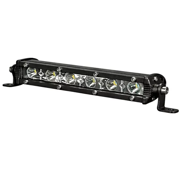 Bara LED Slim 6D-lentila optica unica 7 inch Off-Road,18W
