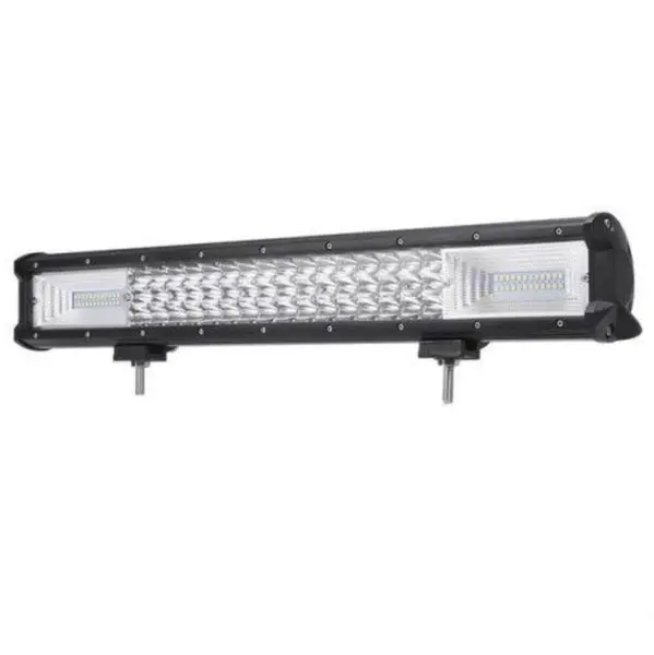 Bara proiectoare LED Auto Offroad Techstar® PNG3, 324W, 12V-24V, 6000 K, 6240 Lumeni, IP 67, 59 cm, Flood Beam 60° cu Leduri CREE XBD, Negru