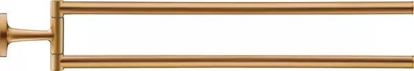 Bara prosop Duravit Starck T 0099410400, montare pe perete, pivotanta, 470 mm, metal, Bronz mat