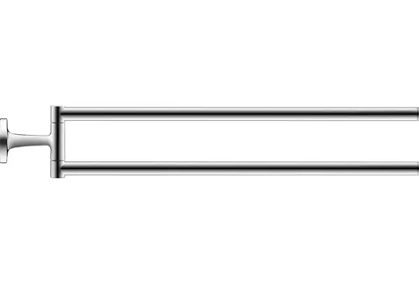 Bara prosop Duravit Starck T 0099411000, montare pe perete, 470 mm, metal, Crom lucios