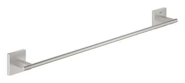 Bara prosop Grohe, Start Cube Towel Rail 600mm, fixare ascunsa, montare pe perete, 600mm lungime, super steel, crom mat