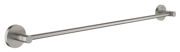Bara prosop Grohe, Start Towel Rail 600mm, montare pe perete, fixare ascunsa, 600mm lungime, metal, 1 bara, super steel, crom mat