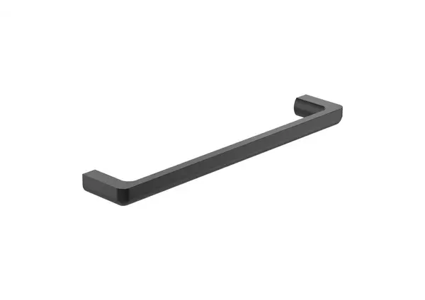 Bara prosop Roca Tempo A817029NM0, montare pe perete, 450 mm, metal, Negru titan mat