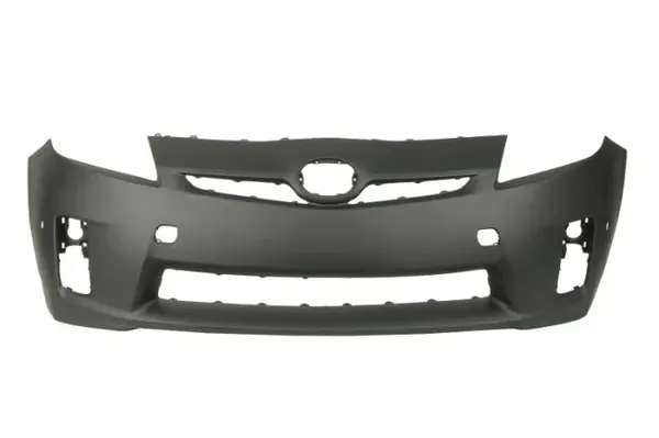 Bara protectie (fata, cu orificii lampa, cu orificii senzor parcare, negru) potrivit TOYOTA PRIUS III XW30 04.09-02.16