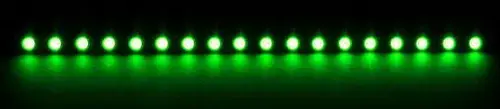 Bara rigida Nanoxia, 18 LED-uri ultra-luminoase, 20 cm (Verde)