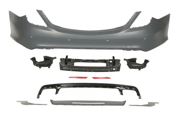 Bara (Spate, AMG, cu intarire; cu paranteze de montaj; cu valabilitate, cu gauri pentru senzorii de parcare, grunduit) potrivit MERCEDES S (W222, V222, X222) 05.13-04.17