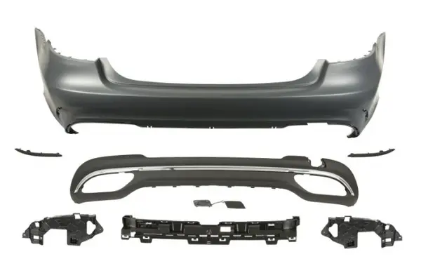Bara spate AMG, cu intaritura; cu suporti montaj, cu locas ornament, grunduit potrivit MERCEDES Clasa E T-MODEL S212, E W212 SALON 2013-2016