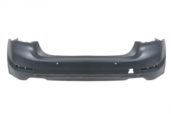 Bara spate, cu locas carlig remorcare, cu locas senzor parcare, numar orificii senzor parcare: 6, cu gauri de sina, grunduit potrivit BMW 5 G30, G31, G38, F90 02.17-04.20