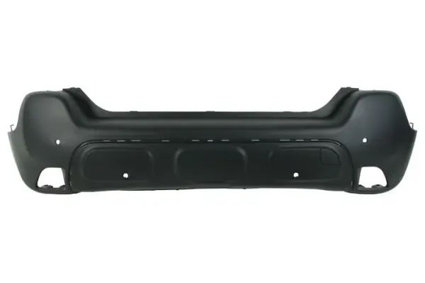 Bara spate cu ornament cu 4 gauri senzori parcare, negru argintiu potrivit CITROEN C3 AIRCROSS 2017-2020
