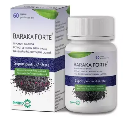 Baraka Forte 500 mg 60 capsule