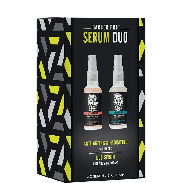 Barber Pro Anti-Ageing & Hydrating Serum Duo