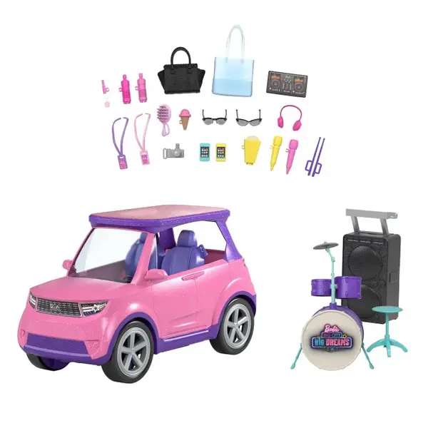 BARBIE MASINA 2IN1