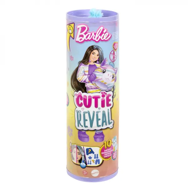 BARBIE PAPUSA BARBIE CUTIE REVEAL ZEBRA