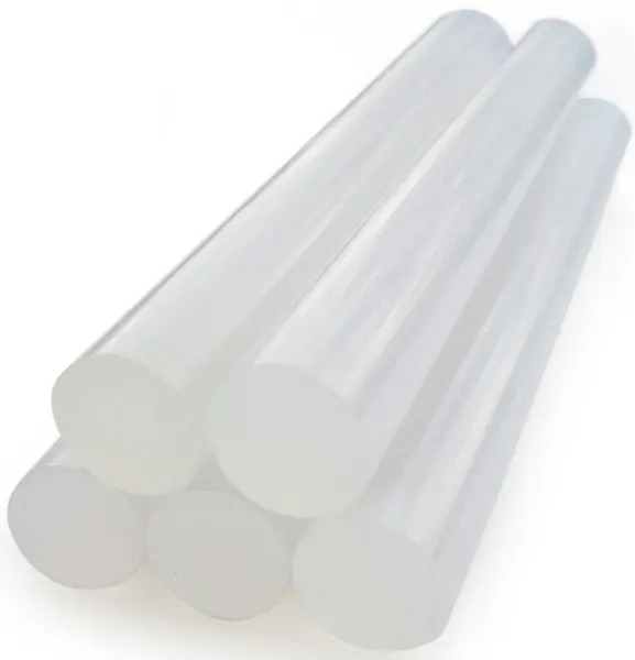 Bare de silicon pentru pistol de lipit Rapesco - Ø7 mm, 150 mm, 50 buc.