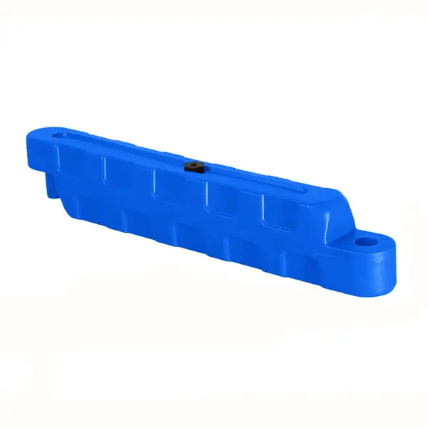 Bariera modulara delimitare traseu karting, piste sau parcari, HDPE, umplere cu apa, anti-impact, rezistenta UV, interior exterior 100x20x25 cm, albastru