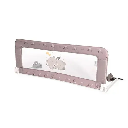 Bariera protectie pat Lorelli Safety Night, reglabila, husa detasabila, cadru metalic invelit in material moale, 118 x 44 cm, String Dream