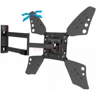 Barkan Suport perete LCD/LED plat/curbat Barkan, 3400L.B, 32-70, 4 miscari: Rotate,Fold,Swivel,Tilt, VESA, max. 400x400mm, max. 40Kg, negru