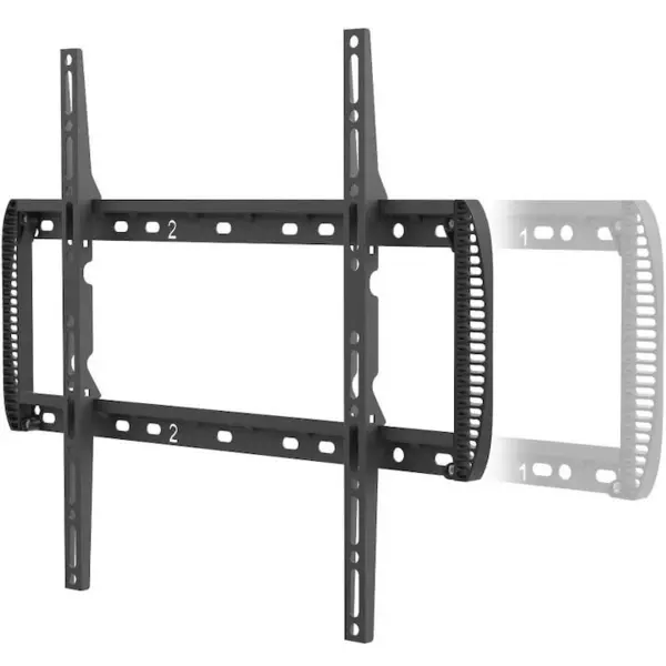 Barkan Suport TV perete, Barkan E407, fix, ecrane 13-90 inch, greutate maxima suportata 60 kg, VESA 600 x 400 mm, Negru