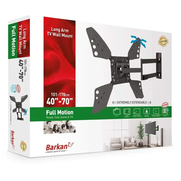 Barkan TV Wall Mount 40-70 Black Barkan TV Wall Mount 40`-70` Black