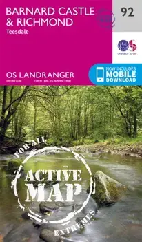 Barnard Castle & Richmond. February 2017 ed, Sheet Map/Ordnance Survey