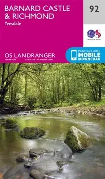 Barnard Castle & Richmond. February 2017 ed, Sheet Map/Ordnance Survey