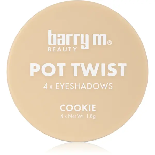 Barry M Pot Twist fard de pleoape cremos culoare Cookie 4x1.8 g