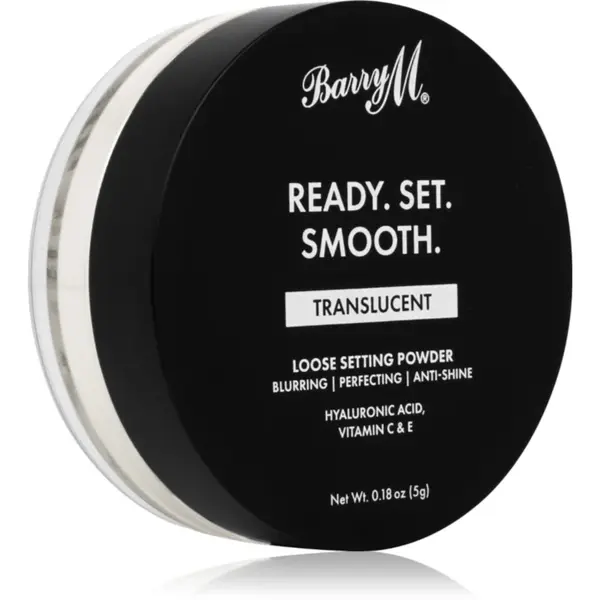 Barry M Ready Set Smooth pudra pulbere matifianta culoare Translucent 5 g