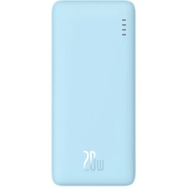 BASEUS Acumulator Extern Baseus Airpow , USB, Type-C, Micro-USB, 20W, 20000mAh, Galaxy Blue