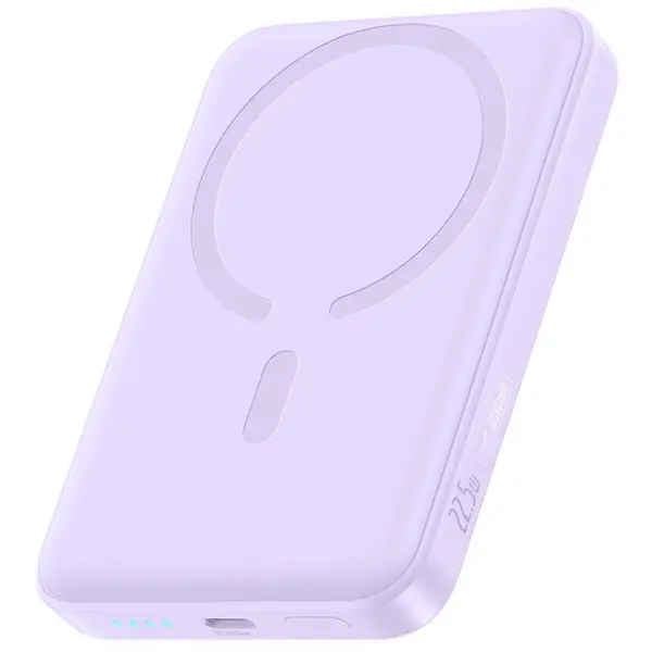 BASEUS Acumulator extern Baseus EnerFill FM11 Ultra-Mini Magnetic 10.000 mAh, 22.5W, Violet