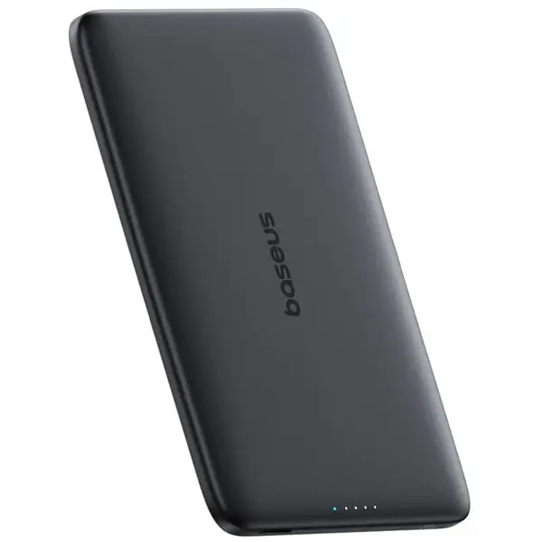 BASEUS Acumulator extern Baseus PicoGo 5000mAh, 20W, Ultra-Slim, Magsafe, pentru iPhone seria 12-17, Negru