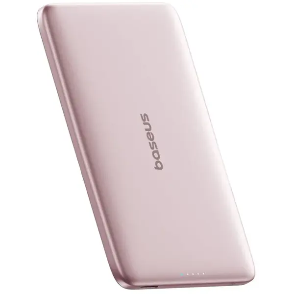 BASEUS Acumulator extern Baseus PicoGo 5000mAh, 20W, Ultra-Slim, Magsafe, pentru iPhone seria 12-17, Roz