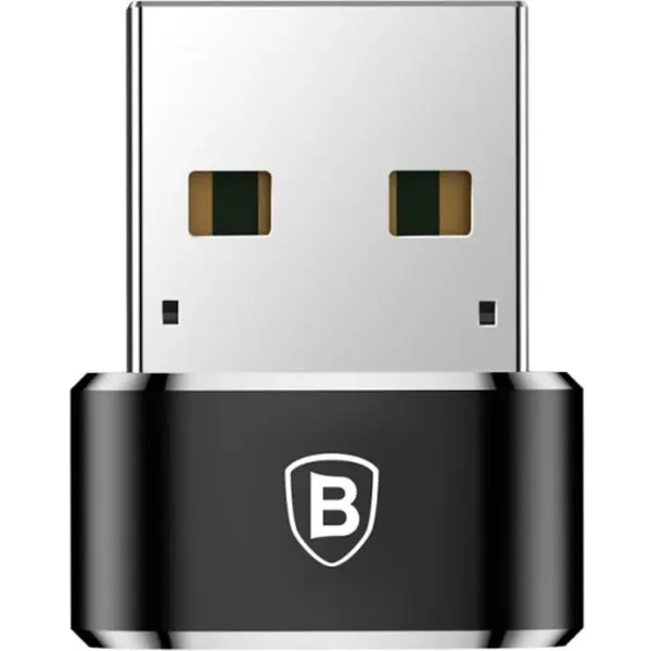 BASEUS Adaptor Conversie Baseus USB La USB Type-C CAAOTG-01, 3A, Negru