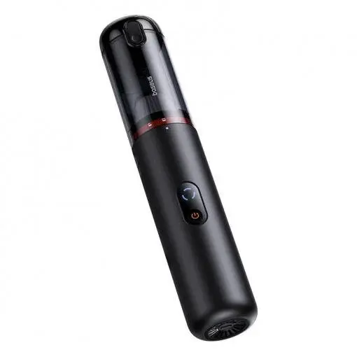 BASEUS Aspirator de mana Baseus A5, putere aspirare 16000pa, suporta incarcare QC3.0, filtru HEPA, acumulator 7500mAh cablu inclus Type-C la USB, Negru