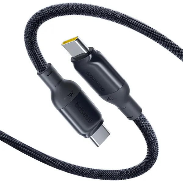 BASEUS Cablu Baseus PicoGo Fast Charging USB-C la USB-C, 240W, 2m, Negru
