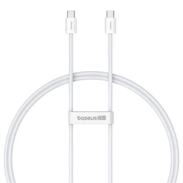 BASEUS Cablu Date si Incarcare USB-C - USB-C Baseus Superior Series 2, 30W, 2m, Alb P10365200211-01