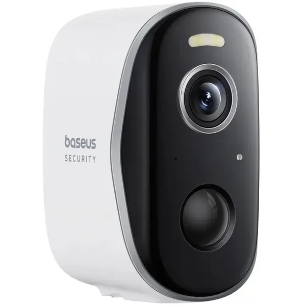BASEUS Camera supraveghere video Baseus Security N1 Plus, 2K HD, IP67, Night Vision, Autonomie 270 zile (Alb)