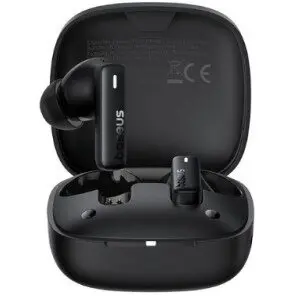 BASEUS CASTI Baseus Bowie E19 TWS, pt smartphone, wireless, bluetooth 5.3, microfon pe casca, 25 ore durata baterie, negru