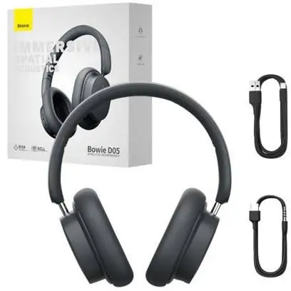 BASEUS Casti Fara Fir BT 5.3, Active Noise Cancellation - Baseus Bowie D05 (NGTD020213) - Gri
