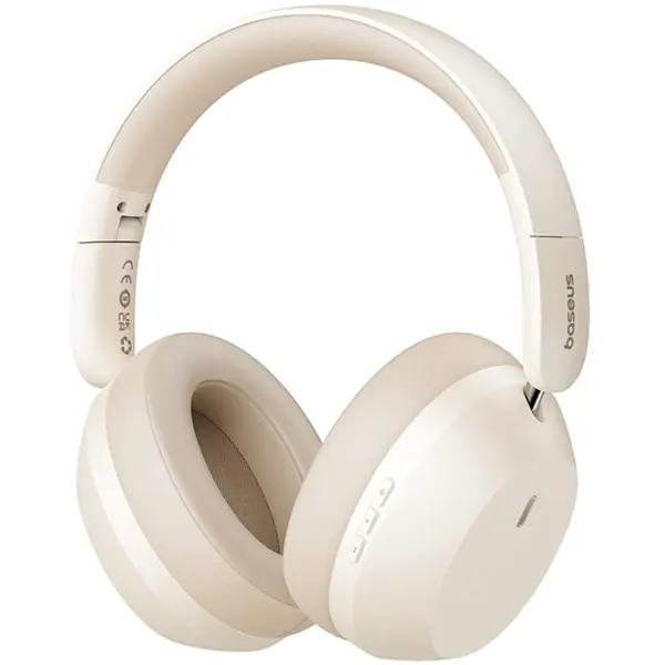 BASEUS Casti Wireless Baseus Bass 35 Max, 3D Surround, Bluetooth 5.3 Alb