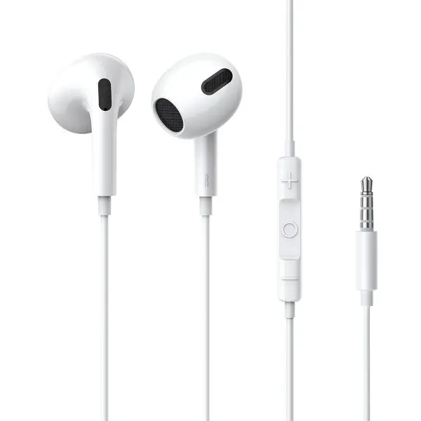 BASEUS Handsfree 3.5mm Baseus Encok H17, Alb NGCR020002