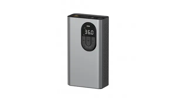Baseus mini car compressor tire pump with 7500 mAhbattery gray CRCQB02-0A, 62903