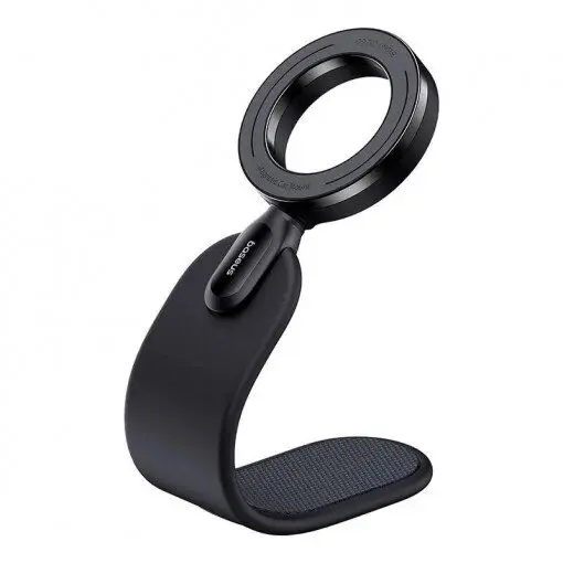BASEUS Suport auto Baseus C02 Go Series Magnetic pt. SmartPhone, fixare parbriz sau bord prin lipire, Negru