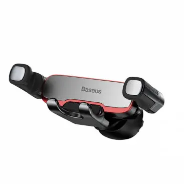 BASEUS Suport auto Baseus Mr Hui Gravity, pt. SmartPhone, fixare grila de ventilatie, prindere automata smartphone, Negru-Rosu