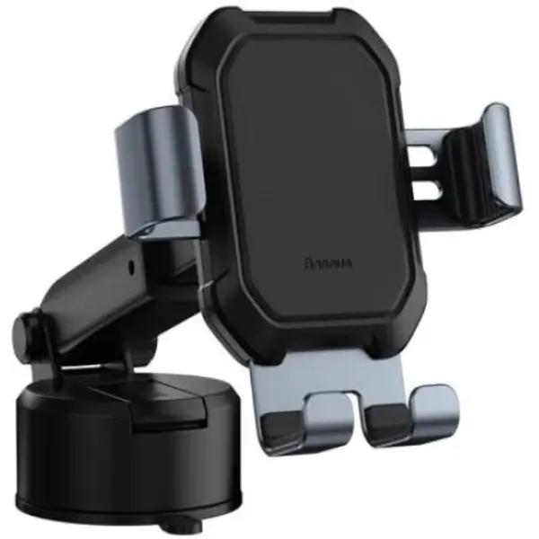 BASEUS Suport auto Baseus Tank Gravity, cu ventuza, Negru