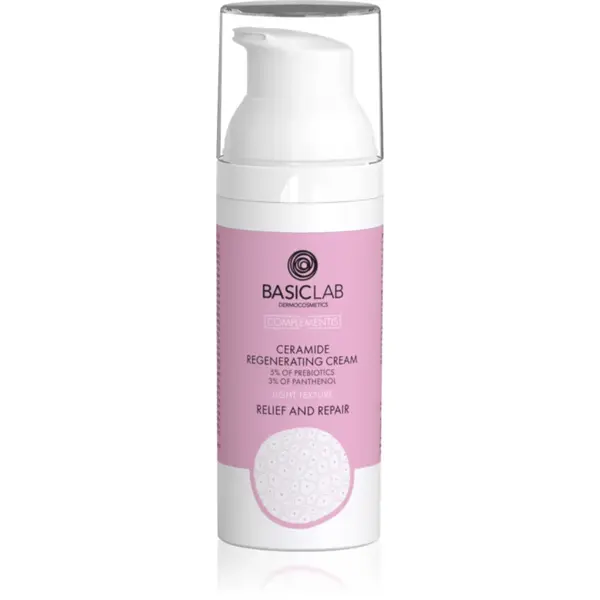 BasicLab Dermocosmetics Complementis cremă regeneratoare ușoară cu ceramide 50 ml
